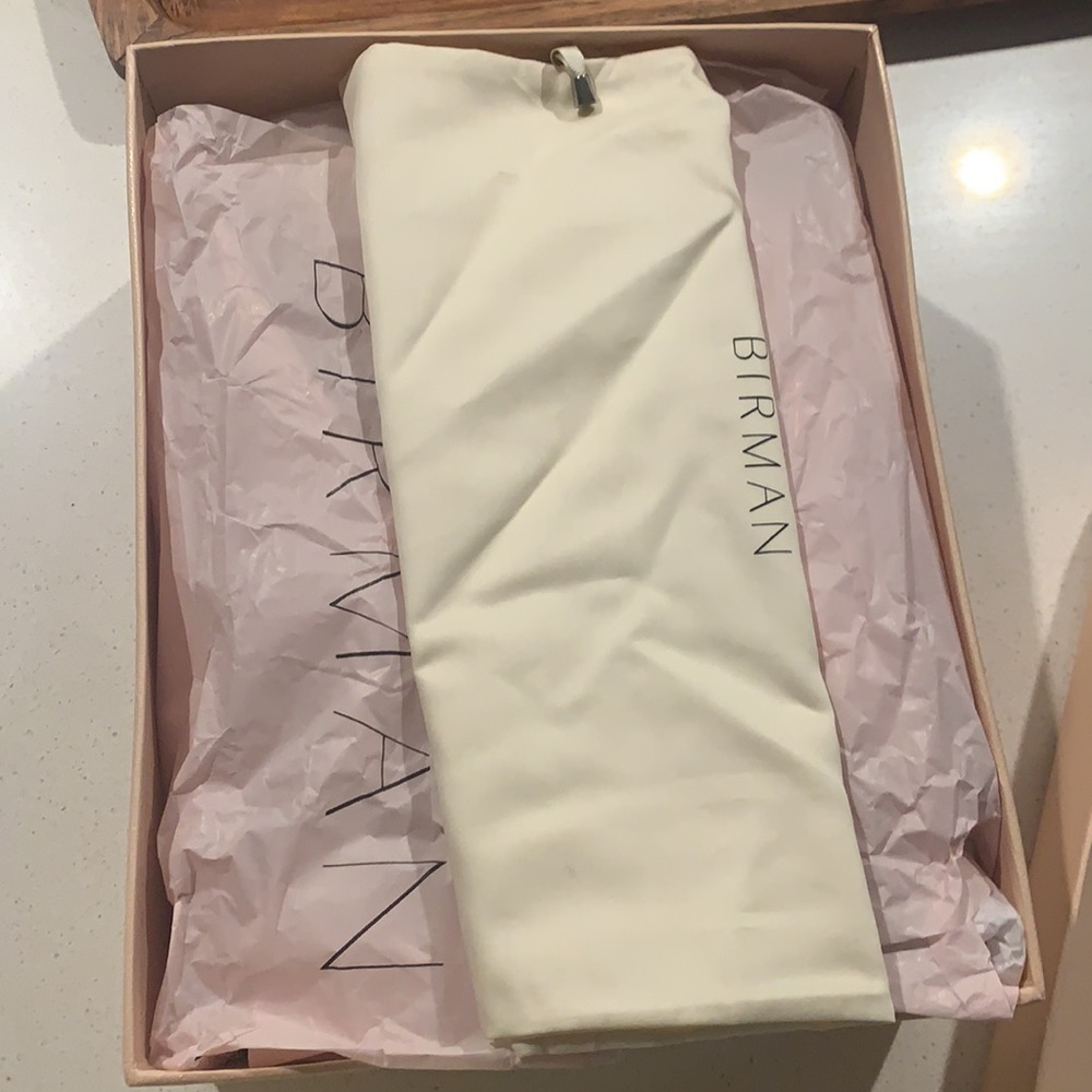 NWT Alexander Birman Clarita 85mm Graphite and Black Square Pillar - Picture 5 of 12